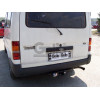 F065C GALIA Полностью оцинкованный фаркоп на Ford Transit 1986-2000. Тип шара: C (горизонтальный съемный). Установка без снятия и выреза бампера. Нагрузки: 2000/75 кг, масса фаркопа 16,1 кг