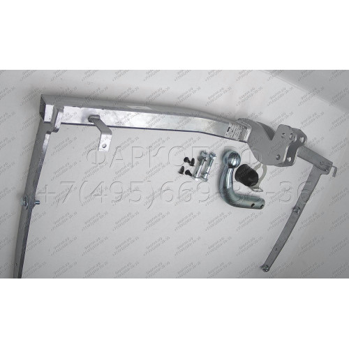 F082A GALIA Полностью оцинкованный фаркоп на Ford Fusion 2002-2012, в т.ч. модели с парктрониками. Тип шара: A. Без выреза бампера. Нагрузки: 1100/50 кг, масса фаркопа 13,12 кг