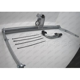 F113C GALIA Полностью оцинкованный фаркоп на Ford Kuga 2008-2013, 2013-2020. Подрозетник убирается за бампер. Тип шара: C (горизонтальный съемный). Без выреза б