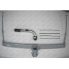 F113C GALIA Полностью оцинкованный фаркоп на Ford Kuga 2008-2013, 2013-2020. Подрозетник убирается за бампер. Тип шара: C (горизонтальный съемный). Без выреза бампера. Нагрузки: 2100/110 кг, масса фаркопа 17,52 кг