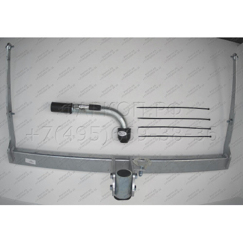 F113C GALIA Полностью оцинкованный фаркоп на Ford Kuga 2008-2013, 2013-2020. Подрозетник убирается за бампер. Тип шара: C (горизонтальный съемный). Без выреза бампера. Нагрузки: 2100/110 кг, масса фаркопа 17,52 кг