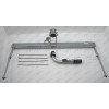 F113C GALIA Полностью оцинкованный фаркоп на Ford Kuga 2008-2013, 2013-2020. Подрозетник убирается за бампер. Тип шара: C (горизонтальный съемный). Без выреза бампера. Нагрузки: 2100/110 кг, масса фаркопа 17,52 кг