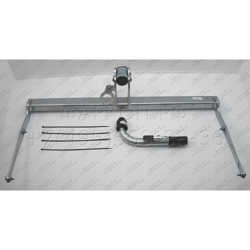 F113C GALIA Полностью оцинкованный фаркоп на Ford Kuga 2008-2013, 2013-2020. Подрозетник убирается за бампер. Тип шара: C (горизонтальный съемный). Без выреза бампера. Нагрузки: 2100/110 кг, масса фаркопа 17,52 кг