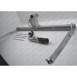 F113C GALIA Полностью оцинкованный фаркоп на Ford Kuga 2008-2013, 2013-2020. Подрозетник убирается за бампер. Тип шара: C (горизонтальный съемный). Без выреза б