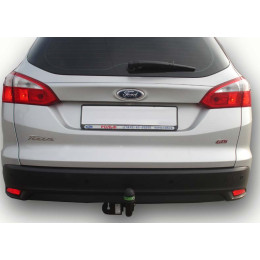 F119-A Лидер-плюс ТСУ для Ford Focus 3 универсал 2010-2018 без выреза бампера. Нагрузки: 1200/75 кг, масса фаркопа 20,1 кг (без электрики в комплекте)
