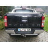 F126C GALIA Полностью оцинкованный фаркоп на Ford Ranger 2012-2022, Mazda BT-50 2012-2020. Тип шара: C (горизонтальный съемный). Без выреза бампера. Нагрузки: 3500/205 кг, масса фаркопа 28,17 кг