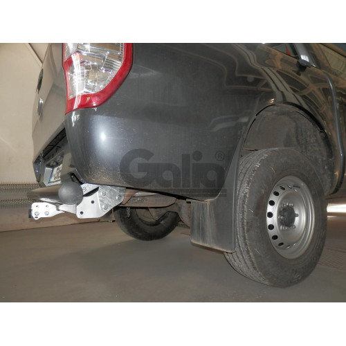 F126C GALIA Полностью оцинкованный фаркоп на Ford Ranger 2012-2022, Mazda BT-50 2012-2020. Тип шара: C (горизонтальный съемный). Без выреза бампера. Нагрузки: 3500/205 кг, масса фаркопа 28,17 кг