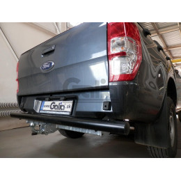 F126C GALIA Полностью оцинкованный фаркоп на Ford Ranger 2012-2022, Mazda BT-50 2012-2020. Тип шара: C (горизонтальный съемный). Без выреза бампера. Нагрузки: 3500/205 кг, 