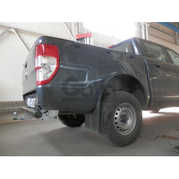 F126C GALIA Полностью оцинкованный фаркоп на Ford Ranger 2012-2022, Mazda BT-50 2012-2020. Тип шара: C (горизонтальный съемный). Без выреза бампера. Нагрузки: 3500/205 кг, 