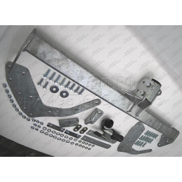 F126C GALIA Полностью оцинкованный фаркоп на Ford Ranger 2012-2022, Mazda BT-50 2012-2020. Тип шара: C (горизонтальный съемный). Без выреза бампера. Нагрузки: 3500/205 кг, 