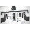 FA 0829-E(N) Бизон Фаркоп с хромированной накладкой на Ford Ranger 2013-2022, Mazda BT-50 2012-2020 без подрезки бампера. Тип шара: E (легкосъемный шар под квадрат). Нагрузки: 3000/120 кг. Не комплектуется электрикой