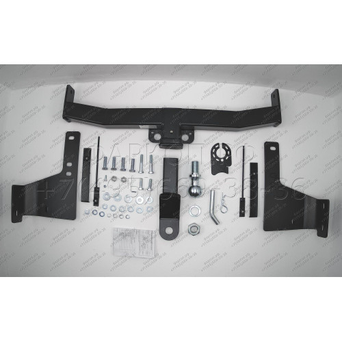 FA 0859-E Бизон Фаркоп на Toyota Land Cruiser 200 2008-2021, Lexus LX 2008-2022 без подрезки бампера. Тип шара: E (легкосъемный шар под квадрат). Нагрузки: 3500/120 кг. Не комплектуется электрикой
