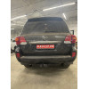 FA 0859-E Бизон Фаркоп на Toyota Land Cruiser 200 2008-2021, Lexus LX 2008-2022 без подрезки бампера. Тип шара: E (легкосъемный шар под квадрат). Нагрузки: 3500/120 кг. Не комплектуется электрикой