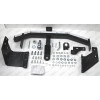 FA 0970-E(N) Бизон Фаркоп с хромированной накладкой на Mitsubishi Outlander XL 2007-2012 без подрезки бампера. Тип шара: E (легкосъемный шар под квадрат). Нагрузки: 3200/120 кг. Не комплектуется электрикой
