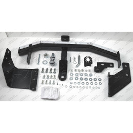 FA 0970-E(N) Бизон Фаркоп с хромированной накладкой на Mitsubishi Outlander XL 2007-2012 без подрезки бампера. Тип шара: E (легкосъемный шар под квадрат). Нагрузк