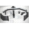 FA 0970-E(N) Бизон Фаркоп с хромированной накладкой на Mitsubishi Outlander XL 2007-2012 без подрезки бампера. Тип шара: E (легкосъемный шар под квадрат). Нагрузки: 3200/120 кг. Не комплектуется электрикой