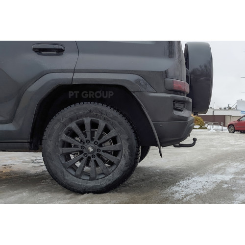 GWT-24-991422.00 PT GROUP Фаркоп на Tank 700 2024- без снятия и подрезки бампера. Тип шара: AV (вертикально съемный с ключом). Нагрузки: 2500/100 кг, масса фаркопа 26,9 кг (без электрики в комплекте)