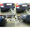 H052A GALIA Полностью оцинкованный фаркоп на Honda Jazz 2002-2008, Honda Fit 2001-2008. Тип шара: A. Невидимый вырез бампера. Нагрузки: 1200/70 кг, масса фаркопа 12,42 кг