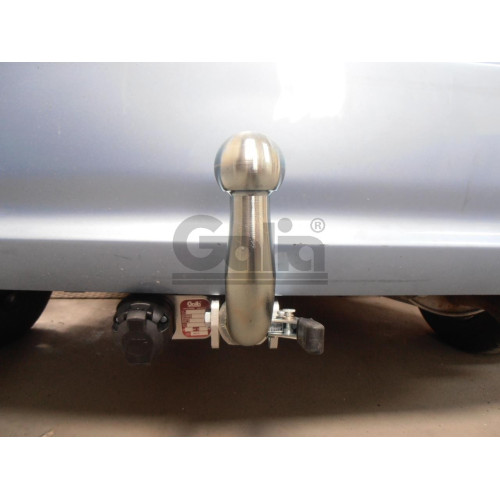 H052A GALIA Полностью оцинкованный фаркоп на Honda Jazz 2002-2008, Honda Fit 2001-2008. Тип шара: A. Невидимый вырез бампера. Нагрузки: 1200/70 кг, масса фаркопа 12,42 кг