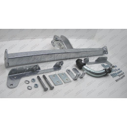 H052A GALIA Полностью оцинкованный фаркоп на Honda Jazz 2002-2008, Honda Fit 2001-2008. Тип шара: A. Невидимый вырез бампера. Нагрузки: 1200/70 кг, масса фаркопа 12,42 кг