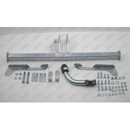 H052A GALIA Полностью оцинкованный фаркоп на Honda Jazz 2002-2008, Honda Fit 2001-2008. Тип шара: A. Невидимый вырез бампера. Нагрузки: 1200/70 кг, масса фаркопа 12,42 кг