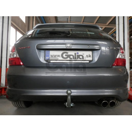 H058C GALIA Полностью оцинкованный фаркоп на Honda Civic хетчбек 3 двери 2000-2006. Тип шара: C (горизонтальный съемный). Невидимый вырез бампера. Нагрузки: 