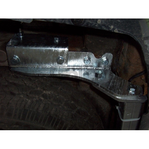 H060A GALIA Полностью оцинкованный фаркоп на Hyundai Santa Fe 2001-2006, в т.ч. Santa Fe Classic 2007-2013. Тип шара: A. Установка без снятия и выреза бампера. Нагрузки: 2300/92 кг, масса фаркопа 18,42 кг