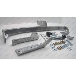 H060A GALIA Полностью оцинкованный фаркоп на Hyundai Santa Fe 2001-2006, в т.ч. Santa Fe Classic 2007-2013. Тип шара: A. Установка без снятия и выреза бампера. Нагрузки: 2300/9