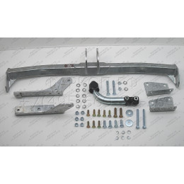 H060A GALIA Полностью оцинкованный фаркоп на Hyundai Santa Fe 2001-2006, в т.ч. Santa Fe Classic 2007-2013. Тип шара: A. Установка без снятия и выреза бампера. Нагрузки: 2300/9