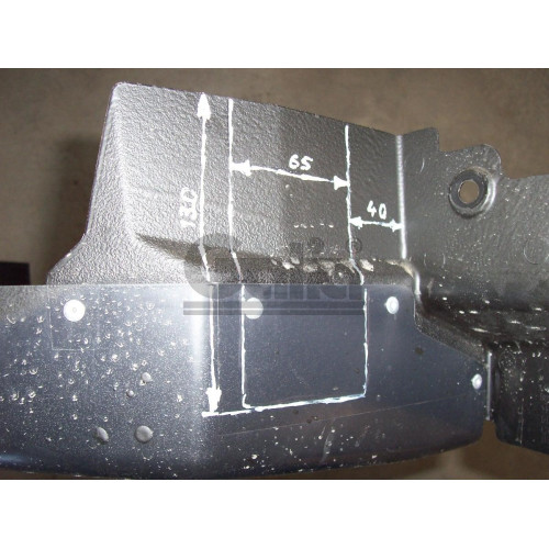 H076A GALIA Полностью оцинкованный фаркоп на Hyundai i30 универсал 2007-2012. Тип шара: A. Невидимый вырез бампера. Нагрузки: 1500/80 кг, масса фаркопа 14,52 кг
