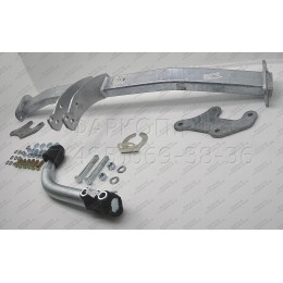 H076A GALIA Полностью оцинкованный фаркоп на Hyundai i30 универсал 2007-2012. Тип шара: A. Невидимый вырез бампера. Нагрузки: 1500/80 кг, масса фаркопа 14,52 кг