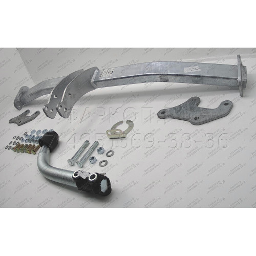 H076A GALIA Полностью оцинкованный фаркоп на Hyundai i30 универсал 2007-2012. Тип шара: A. Невидимый вырез бампера. Нагрузки: 1500/80 кг, масса фаркопа 14,52 кг
