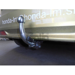 H090A GALIA Полностью оцинкованный фаркоп на Honda Civic хетчбек 5 дверей 2012-2017. Подрозетник убирается за бампер. Тип шара: A. Невидимый вырез бампера. 