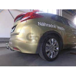 H090A GALIA Полностью оцинкованный фаркоп на Honda Civic хетчбек 5 дверей 2012-2017. Подрозетник убирается за бампер. Тип шара: A. Невидимый вырез бампера. 