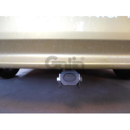 H090A GALIA Полностью оцинкованный фаркоп на Honda Civic хетчбек 5 дверей 2012-2017. Подрозетник убирается за бампер. Тип шара: A. Невидимый вырез бампера. 
