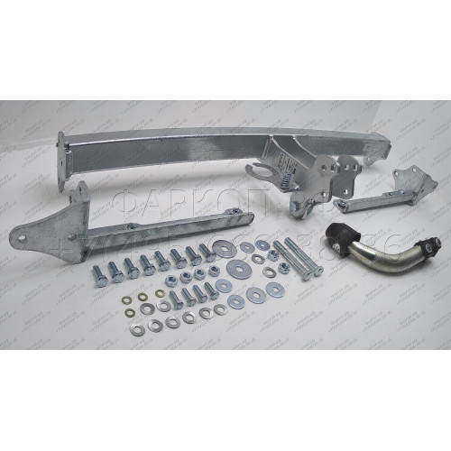 H090A GALIA Полностью оцинкованный фаркоп на Honda Civic хетчбек 5 дверей 2012-2017. Подрозетник убирается за бампер. Тип шара: A. Невидимый вырез бампера. Нагрузки: 1500/75 кг, масса фаркопа 14,22 кг