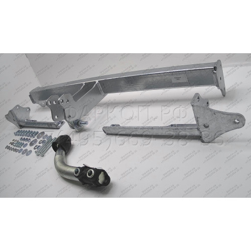 H090A GALIA Полностью оцинкованный фаркоп на Honda Civic хетчбек 5 дверей 2012-2017. Подрозетник убирается за бампер. Тип шара: A. Невидимый вырез бампера. Нагрузки: 1500/75 кг, масса фаркопа 14,22 кг