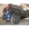 H115C GALIA Полностью оцинкованный фаркоп на Honda Jazz 2023-, Honda Jazz Crosstar 2023-. Подрозетник убирается за бампер. Тип шара: C (горизонтальный съемный). Невидимый вырез бампера. Нагрузки: 1200/75 кг, масса фаркопа 14,47 кг