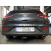 H116A GALIA Полностью оцинкованный фаркоп на Hyundai i30 Fastback 2017-. Тип шара: A. Установка без снятия и выреза бампера. Нагрузки: 1600/85 кг, масса фаркопа 14,12 кг