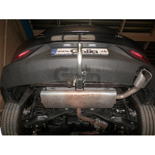 H116A GALIA Полностью оцинкованный фаркоп на Hyundai i30 Fastback 2017-. Тип шара: A. Установка без снятия и выреза бампера. Нагрузки: 1600/85 кг, масса фаркопа 14,12 кг