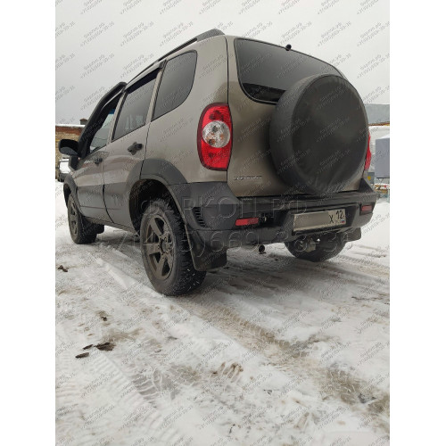 VAZ-33 AVTOS Фаркоп на Chevrolet Niva 2123 (оборудованные ГБО) 2002-2020, Lada Niva 2020-2021, Lada Niva Travel 2021- без снятия и подрезки бампера. Тип шара: A. Нагрузки: 1250/75 кг, масса фаркопа 14,1 кг (без электрики в комплекте)