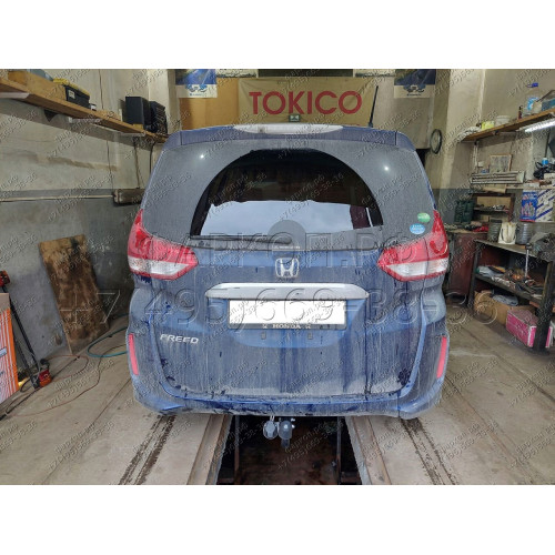 H.H05.A HALTY Фаркоп на Honda Freed 2016- без подрезки бампера. Тип шара: A. Нагрузки: 750/75 кг, масса фаркопа 11,2 кг
