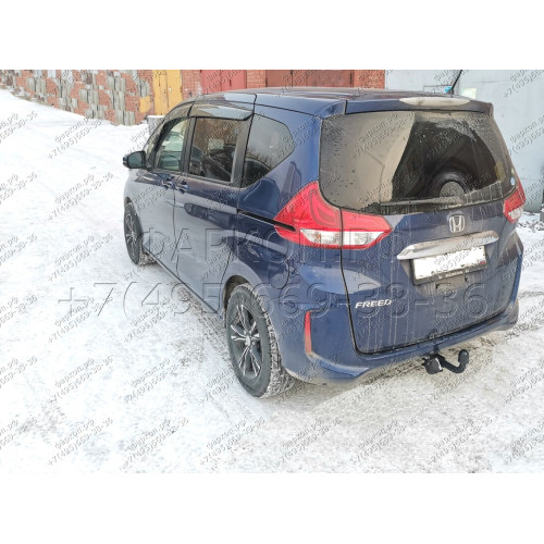 H.H05.A HALTY Фаркоп на Honda Freed 2016- без подрезки бампера. Тип шара: A. Нагрузки: 750/75 кг, масса фаркопа 11,2 кг