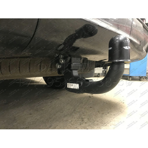 T-172 STEINHOF Фаркоп на Toyota Land Cruiser 200 2008-2021, Lexus LX 2008-2021. Требуется подрезка бампера. Тип шара: AV (вертикальное быстросъемное крепление шара на ключе). Нагрузки: 3500/140 кг, масса фаркопа 13,45 кг (без электрики в комплекте)