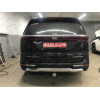 TCU00181 ТСС Фаркоп на Kia Carnival 2021-. Требуется подрезка бампера. Тип шара: E (шаровый узел под американский квадрат). Нагрузки: 1500/100 кг