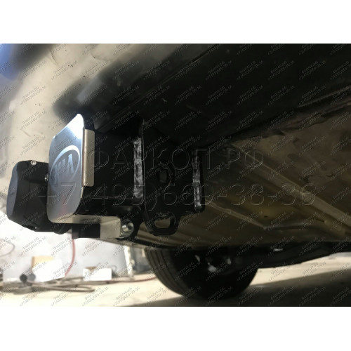 TCU00181 ТСС Фаркоп на Kia Carnival 2021-. Требуется подрезка бампера. Тип шара: E (шаровый узел под американский квадрат). Нагрузки: 1500/100 кг