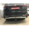 TCU00181 ТСС Фаркоп на Kia Carnival 2021-. Требуется подрезка бампера. Тип шара: E (шаровый узел под американский квадрат). Нагрузки: 1500/100 кг