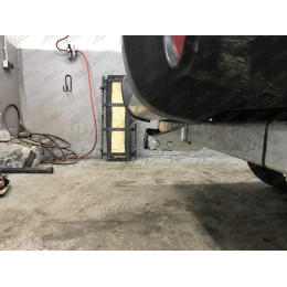 M120C GALIA Полностью оцинкованный фаркоп на Mitsubishi L200 1996-2006, 2006-2015, 2015-2023, FIAT Fullback 2016-2019. Тип шара: C (горизонтальный съемный). Без выреза бампера. На