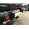 M120C GALIA Полностью оцинкованный фаркоп на Mitsubishi L200 1996-2006, 2006-2015, 2015-2023, FIAT Fullback 2016-2019. Тип шара: C (горизонтальный съемный). Без выреза бампера. Нагрузки: 3100/125 кг, масса фаркопа 29,35 кг
