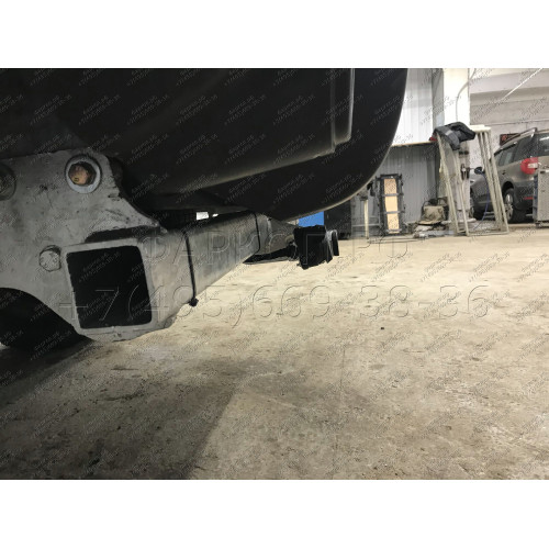 M120C GALIA Полностью оцинкованный фаркоп на Mitsubishi L200 1996-2006, 2006-2015, 2015-2023, FIAT Fullback 2016-2019. Тип шара: C (горизонтальный съемный). Без выреза бампера. Нагрузки: 3100/125 кг, масса фаркопа 29,35 кг